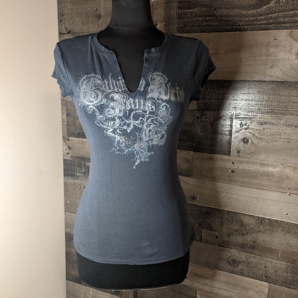 Calvin Klein Jeans Charcoal top M
